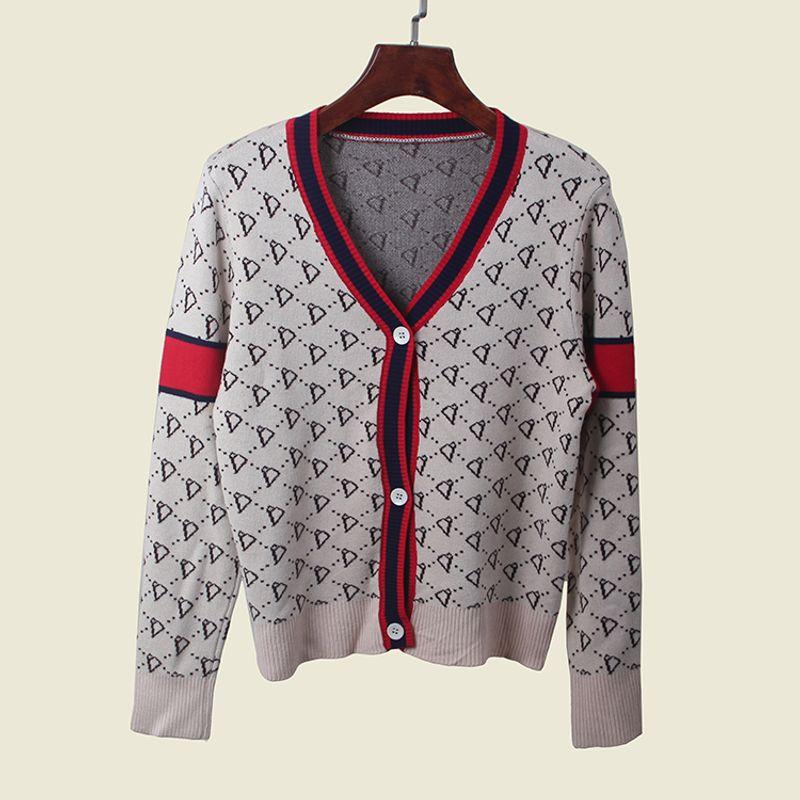 Small Man Knitting Cardigan Women's Clothes 2024 Fall and Winter New Arrival Classic Style Fashion Jacquard Chic Sweater Short Coat