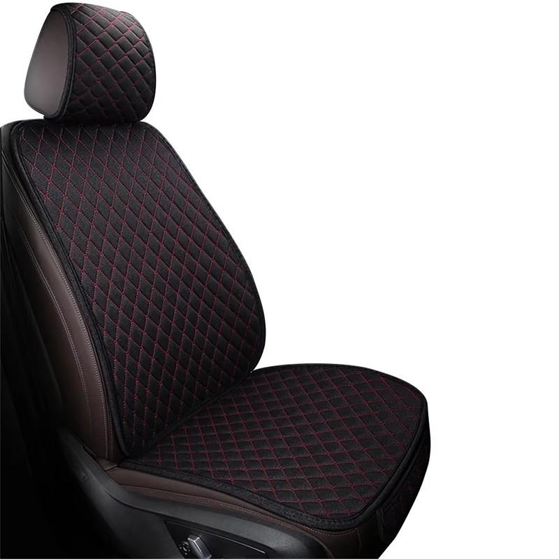 Universal Flachs Auto Sitz Abdeckung Vorne Hinten Kissen Komfortable Atmungsaktive Schutz Matte Vier Jahreszeiten Pad Auto Innen Zubehör