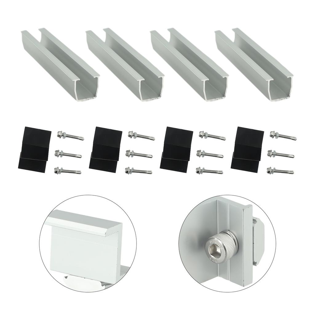 Clamp Rails Fastening Module Mounting PV Photovoltaic