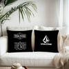 Logo Pillow Case Fashion Square Pillowcase Bedroom Sofa Room Ins V-Volcom Decoration Leisure