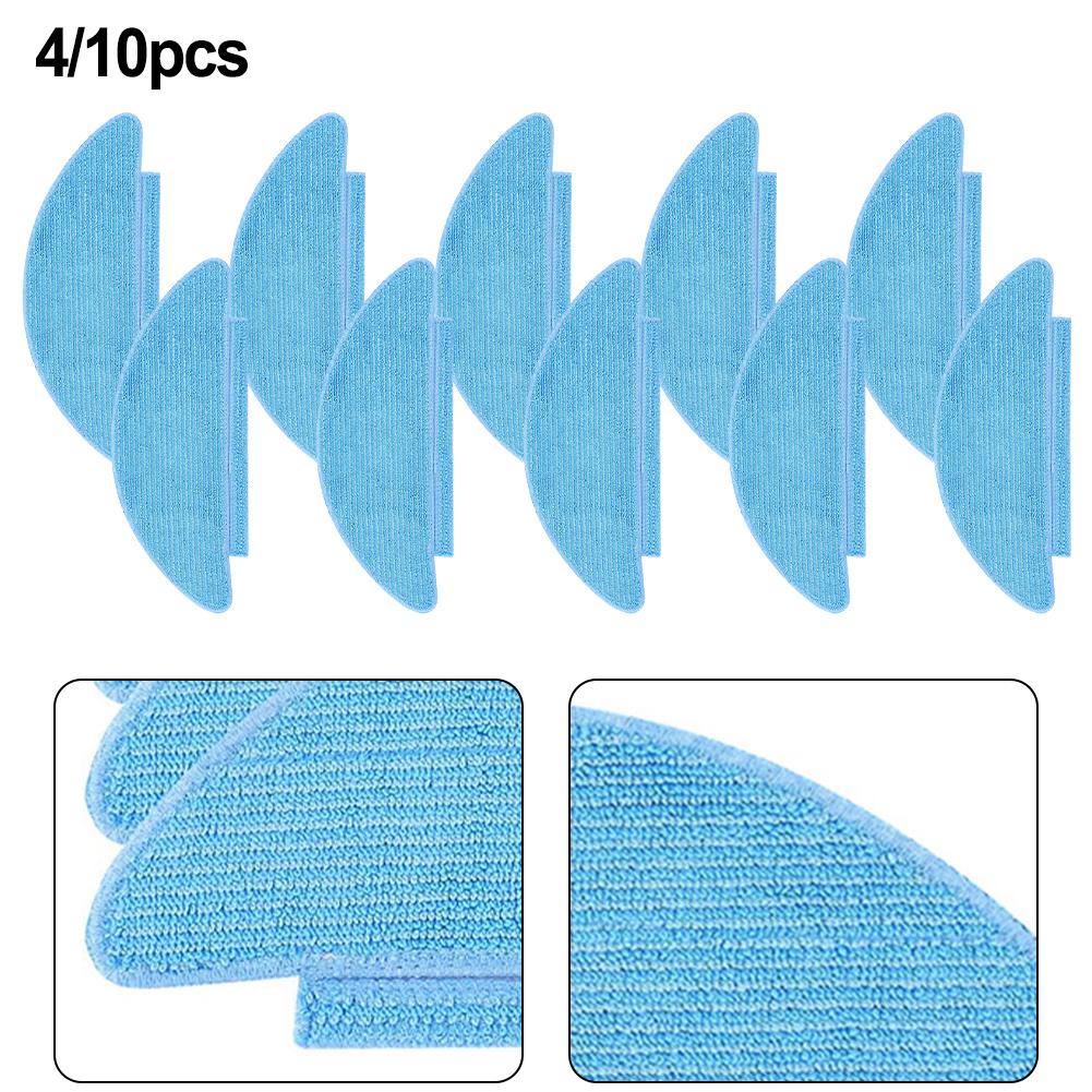 4/10pcs Mop Pads Household Cleaning Replacement Sweeper Parts