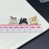 Gun Black 3D Snake Butterfly Spacer Beads for DIY Jewelry and Beaded Bracelets