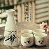 Japanese Porcelain Vintage Ceramic Pot Flagon Liquor Spirits Cups Set Kitchen Dining Bar Drinkware Japanese Sake Wine Set