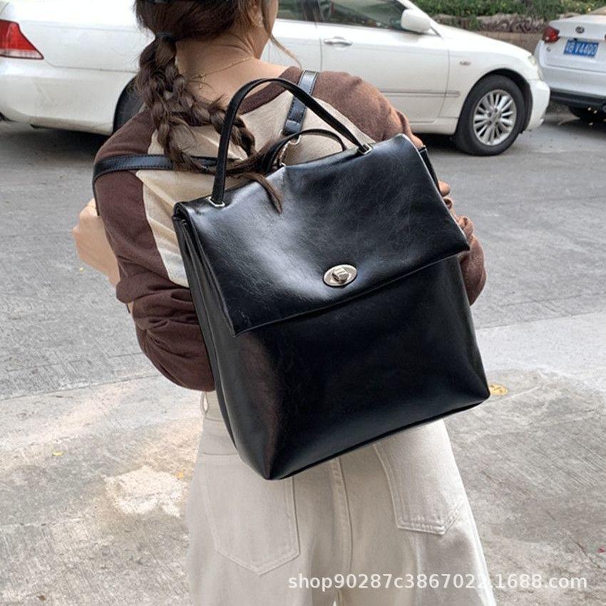 

Серебристый рюкзак женский летний почтовый новый большой вместимости для отдыха и работы универсальный рюкзак для хранения чёрный