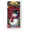 Christmas Door Lining Snowman Door Cover Christmas Outdoor Decorations For Home 2025 Ornaments Xmas Gifts 2026 New Year Decors