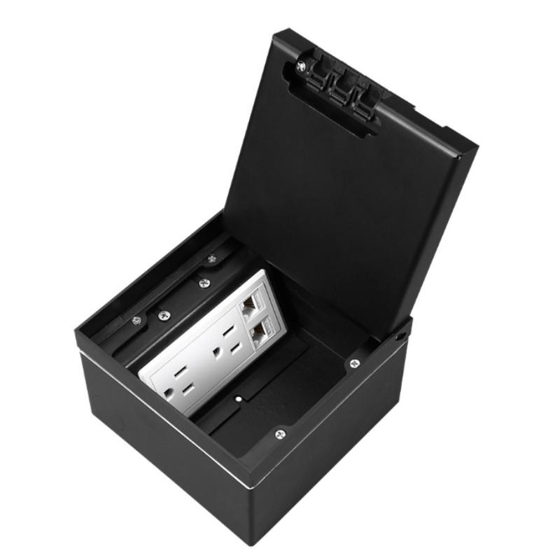 Marble Style Hidden Socket Factory Stainless Steel Embedded Power Socket Multifunctional Universal Floor Socket