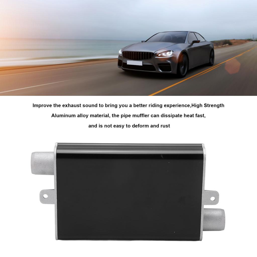 24mm Parking Heater Exhaust Pipe Muffler Aluminum Alloy Straight Heater Silencer for Eberspacher Airtronic D2 D4 D4S