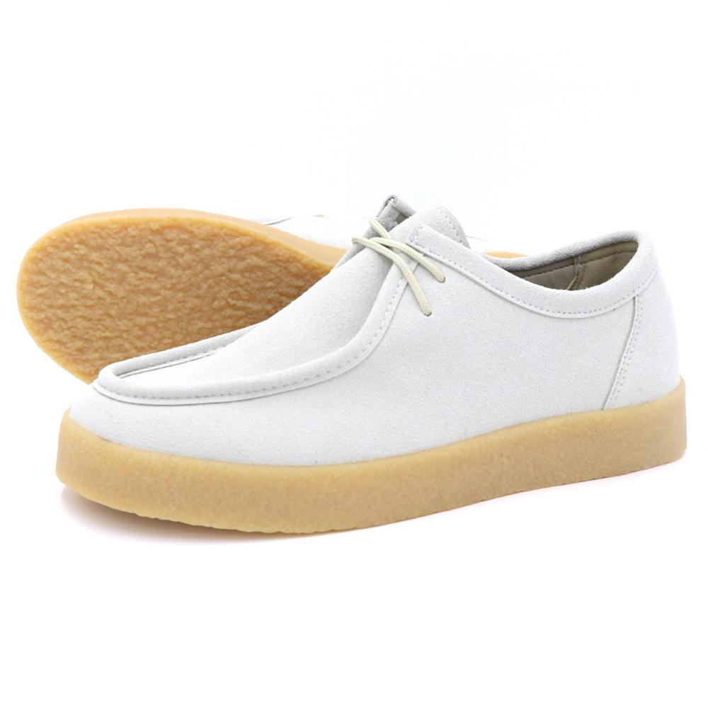 Supener Buzz Suede Derby Ivory