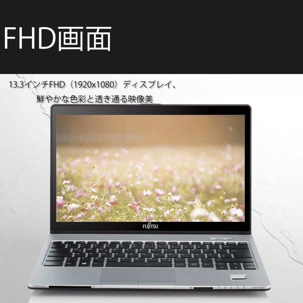 Fujitsu LIFEBOOK S937 7th Generation Core 8GB Windows Office 2019 Fast Large Free Mouse Laptop, i5, RAM, 13.3-inch Display, 11, Included, Pre-Owned,