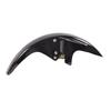 Motorcycle Plastic Mudguard for Yamaha Jianshe YBR125 YBR125K 2005-2020 JYM125 Front Fender Mud Guard With Metal Bracket Holder