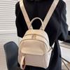 Soft PU Leather Backpack Multifunction Casual Handbag Fashion Shoulder Bag  Students