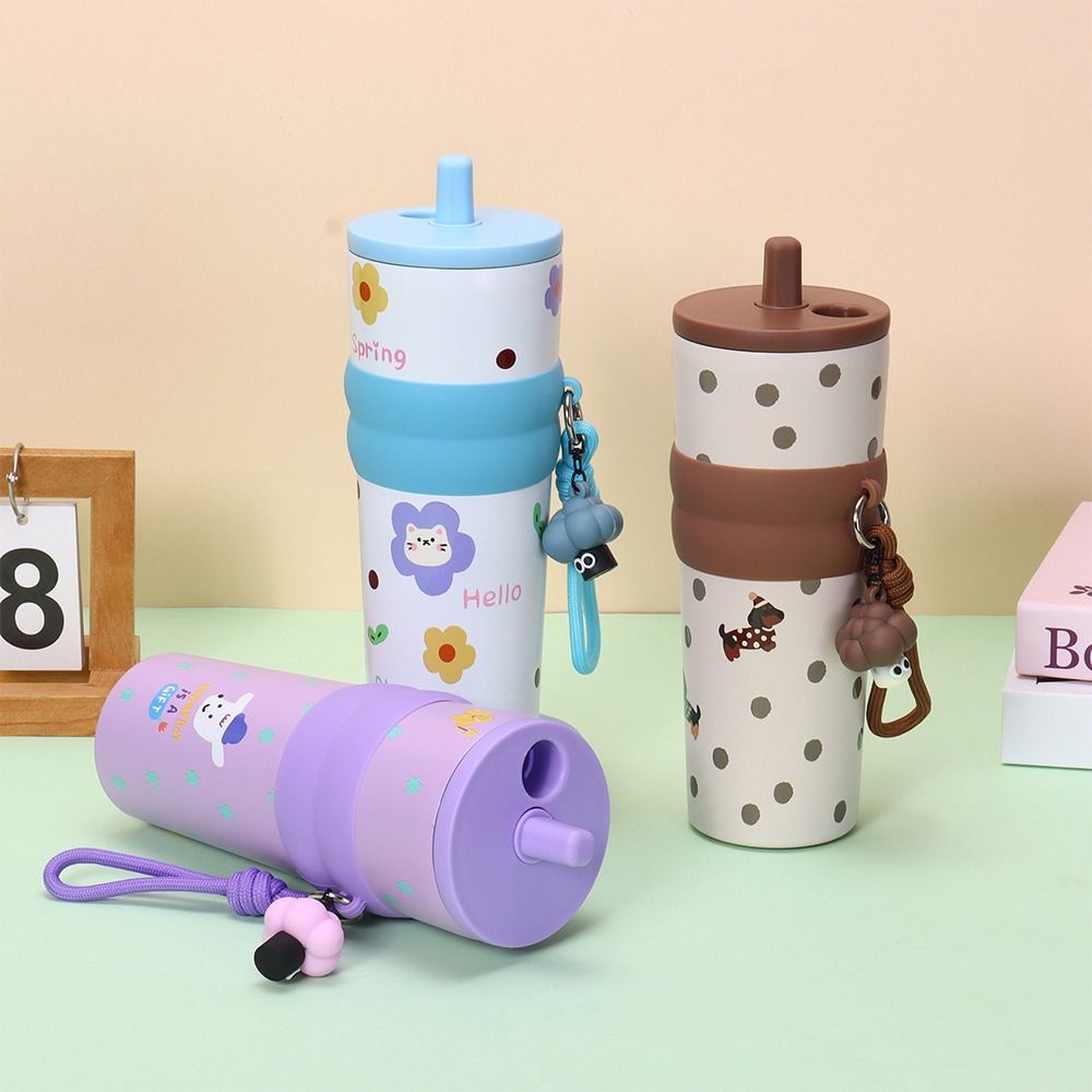 700ml Vacuum Cup Leak-Proof Thermos Water Bottle Stainless Steel Insulation Cup  Outdoor Activities