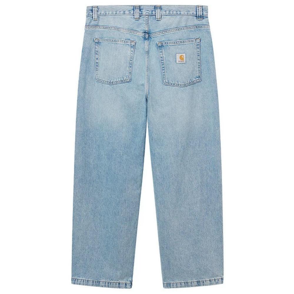 Carhartt WIP Classic Square Label Distressed Wide-Leg Baggy Jeans Men Jeans CHXJN035893AR