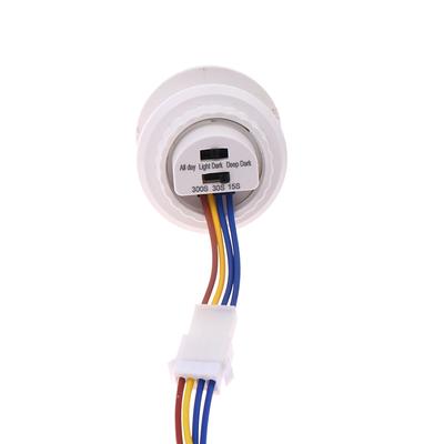 Chave com Sensor de Movimento Rir DC5V 12V 24V Ajuste Sensor Infravermelho Detector Ativado por Movimentos Corporais Temporizador Iluminação Para Casa