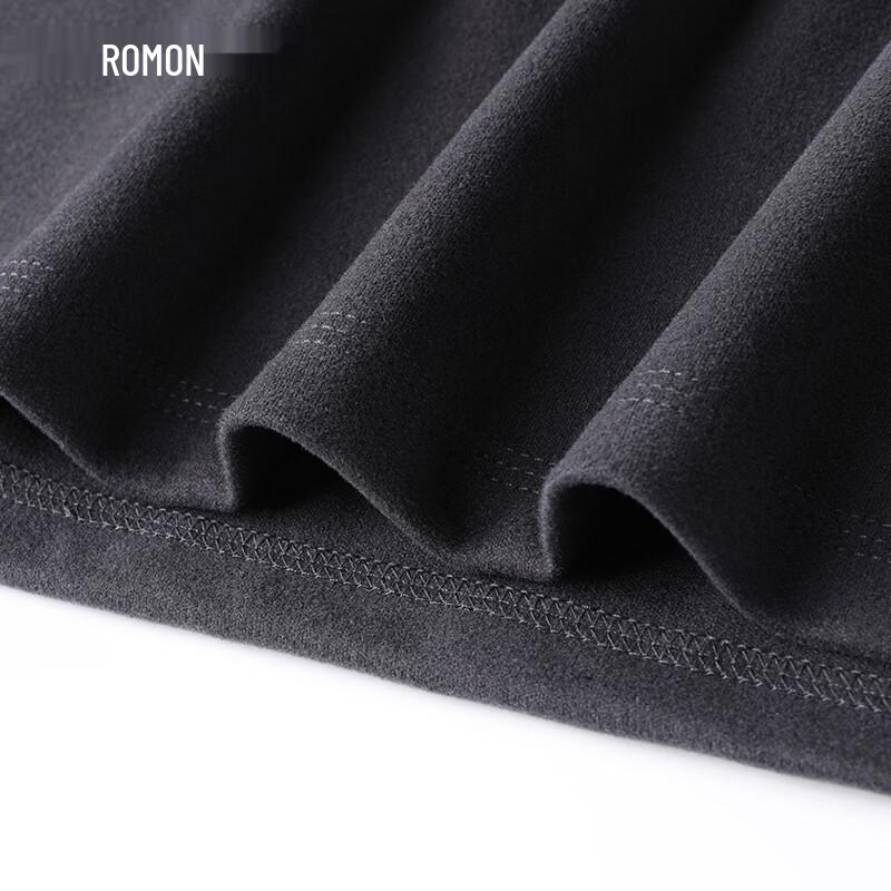 Men's Fleece Brushed Long Sleeve Warm T-Shirt