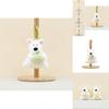 West Highland Terrier Plush Toy Keychain Charm Soft Short Plush Stuffed Dog