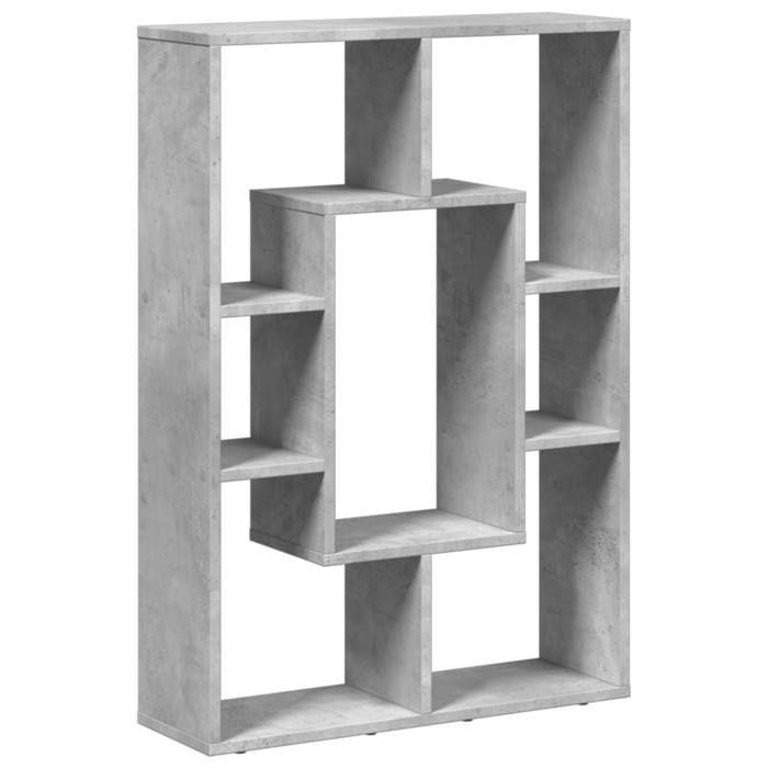 VidaXL Bookcase Concrete Grey 63x20x90 Cm Engineered Wood, Shelf, Storage Shelf, Book Support, Shelf To 858141