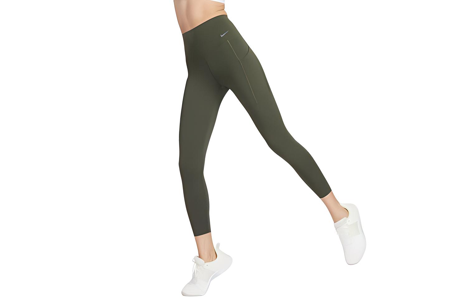 Nike Sports Pants Women s Olive Green DQ5898-325 S