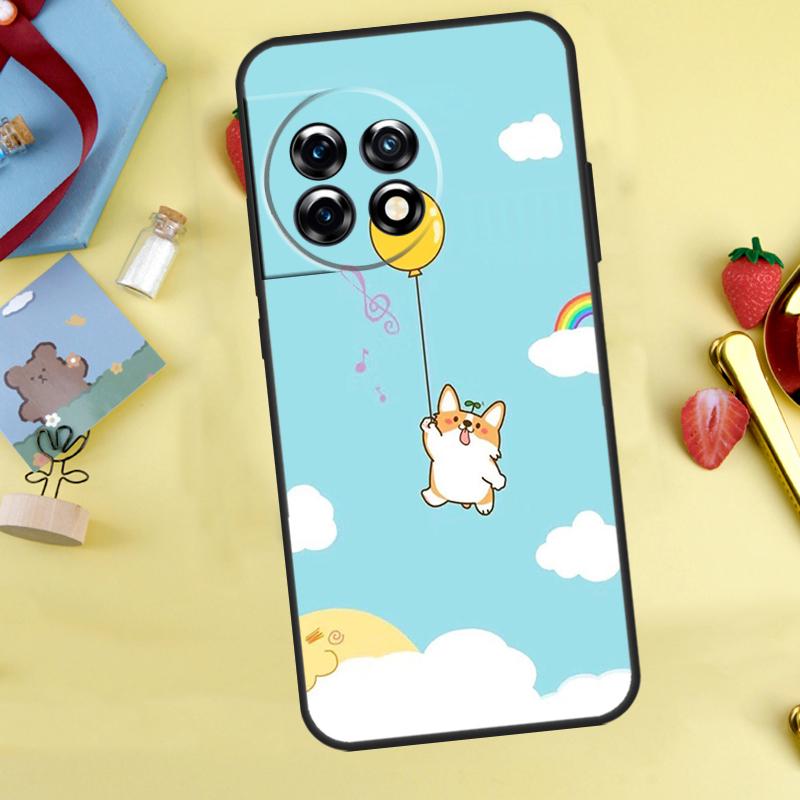 

Cute Corgi Dog Case For OnePlus 15 13 13R 13T 12 12R 11 10 9 10R 10T 8T Nord 5 CE 4 2 3 Lite N20 N30 Cover OnePlus 10T