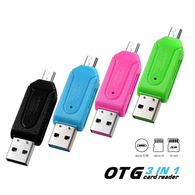 Usb Otg Header Cheap 1pc 2 In 1 USB 2.0 TF/SD Micro USB OTG Memory Card Reader Adapter ...