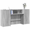 VidaXL Reception Desk Sonoma Grey 200x50x103.5 Cm Engineered Wood, Reception Counter, Salon Reception, Counter 3324219
