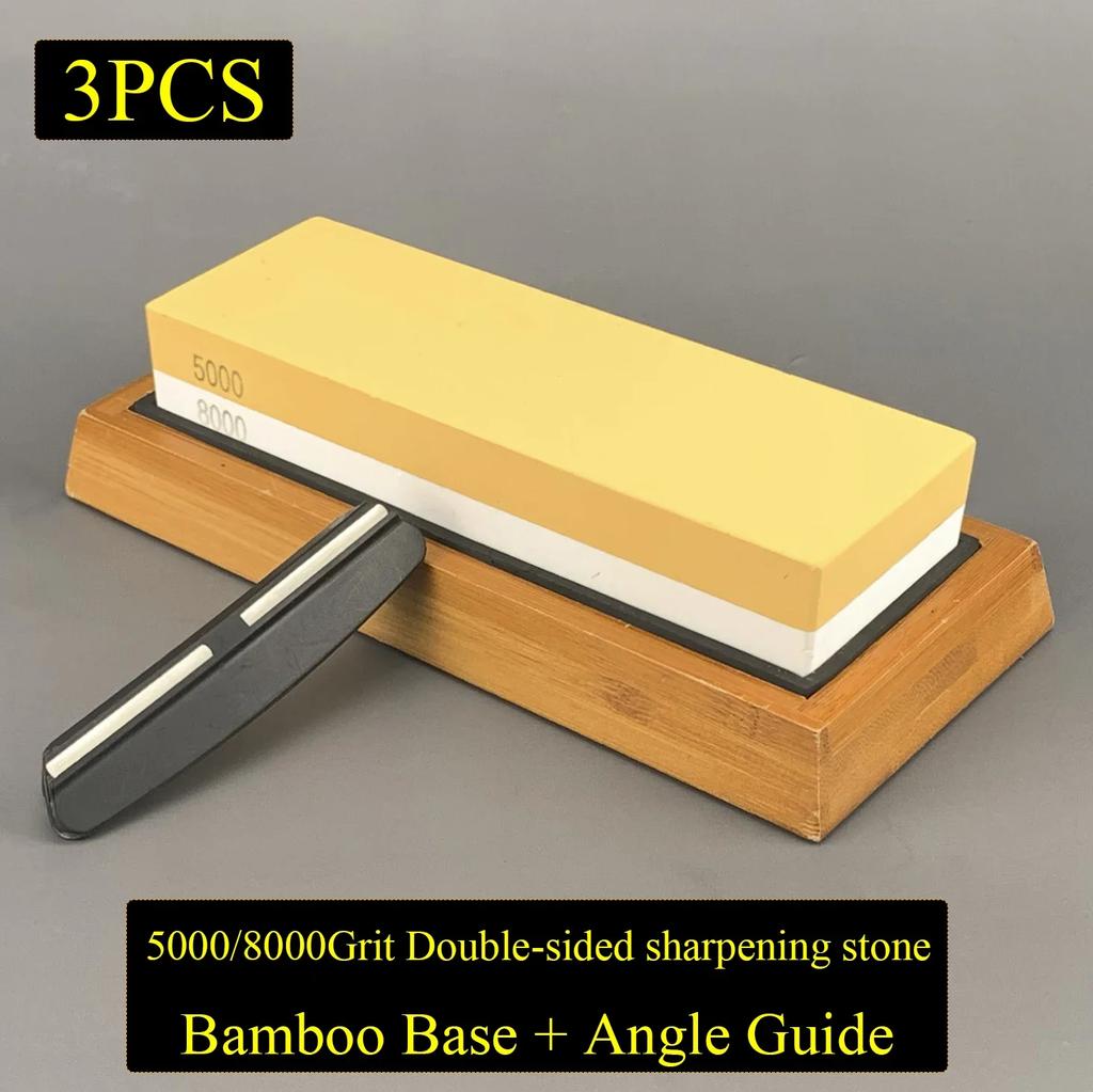 1000 3000 Grit Professional Knife Sharpener Whetstone Grinding Water Stone Knives Sharpening Stone Apex Egde Diamond Bars Set