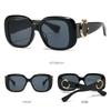 Big Frame Luxury Brand Designer Vintage Square Sunglasses Women For Men Sun Glasses Punk Classic Outdoor Gold Leopard Shades