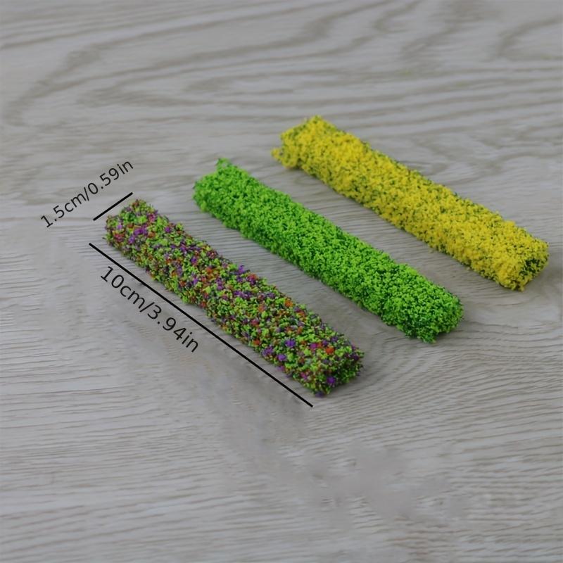 Miniature Shrub Strips Static Shrub Vegetation Groups Bush Model Static Scenery Model Aritificial Plants For DIY Building Model