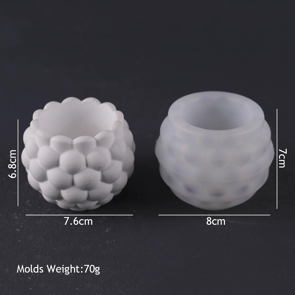 DIY Flower Shape Planter Silicone Mold Concrete Cement Mould for Candle Holder Storage Box Flowerpot Epoxy Resin Mold Home Decor