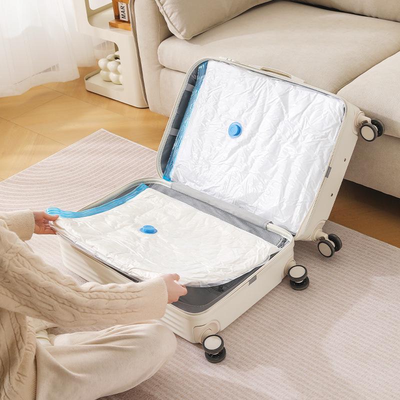 Vacuum Storage Compression Bag for Clothes, Quilts, and Jackets - Dustproof Travel Organizer