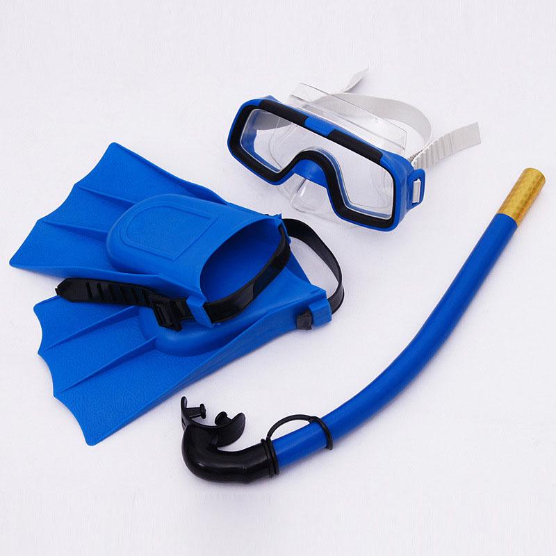 Children Diving Mask Set Anti-Fog Swimming Goggle Masks Snorkel Fins Kit for Kids Boys Girls Diving Suit