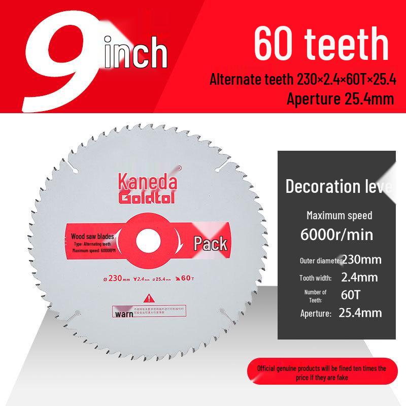 Jindian 4" & 10" Woodworking Saw Blades for Handheld Circular Saws & Angle Grinders