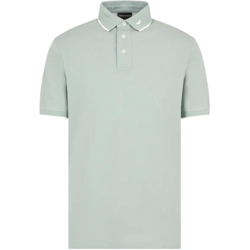 

Emporio Armani Logo Polo Shirt Men tops Light-Green 6D1F65-1JTKZ-06B4 S