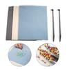 Pack of 5 Beading Mats Sturdy Work Surfaces for Jewelry Crafting Supplies with Elegant Designs In Assorted Color