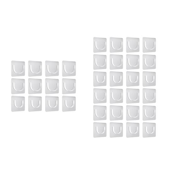 12/24Pcs Shower Rod Holder with Strong Easy to Install Shower Strong Load-Bearing Waterproof Curtain Rod