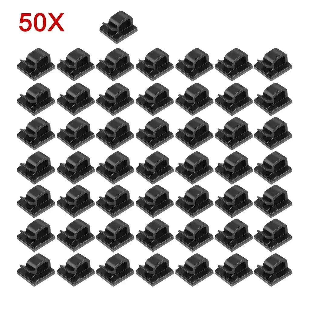 Self-Adhesive Cable Driving Recorder Wire Management Wrap Cable Clamp Bracke Clip High Quality Car Wire Tie Cable Clips