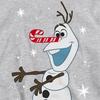 frozen Childrens/Kids Olaf Candy Cane Heather Christmas Pullover Hoodie