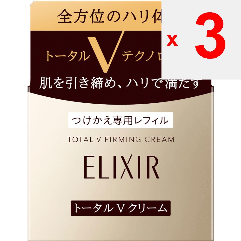 Shiseido Elixir ELIXIR TOTAL V Firming Cream (Refill) 50g Creams New Elixir Apply a Dime-sized Amount of the Product To the Entire Face At