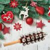 1 Piece Wooden Jingle Hand Bells Stick Shaker Rattle Party Favors Classroom Prize Supplies Baby Kids Children Musical Toys