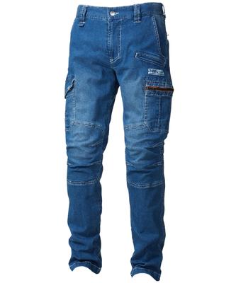 Toraichi Denim Cargo Pants with Cooling Sizes Spring/Summer Workwear, 8970-219 Touch, S-5L (LL 04.Con)