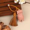 Handcrafted Cypress Cute Blessing Catching Cat Pendant Animal Art For Bags Car Keys Charm Accessories Decoration
