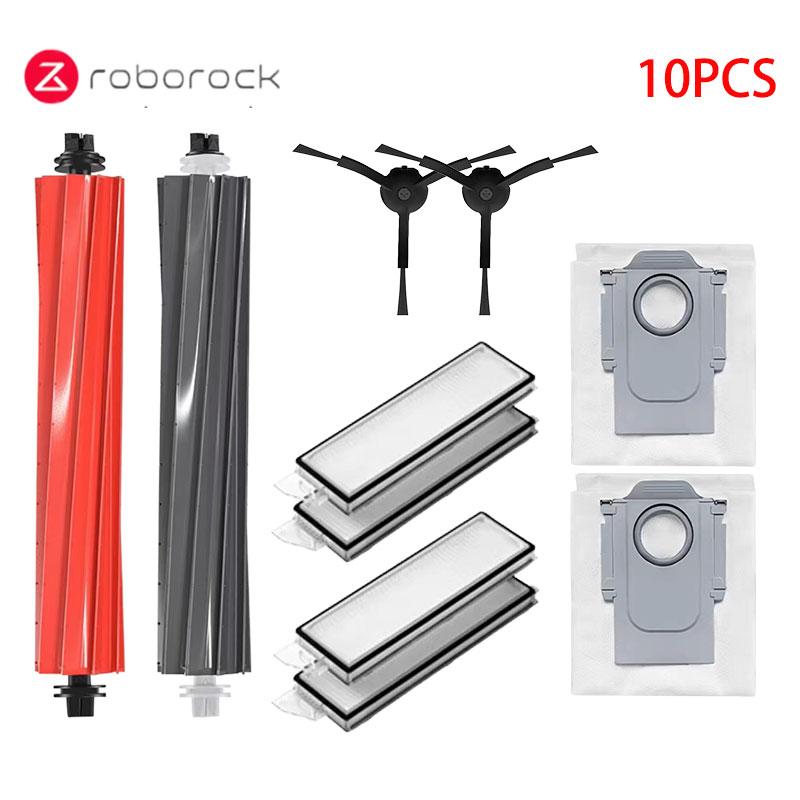 Accessori per Robot Aspirapolvere Roborock S8 MaxV Ultra Spazzola Principale Laterale Filtro Hepa Mocio Sacchetti Polvere Pezzi di Ricambio