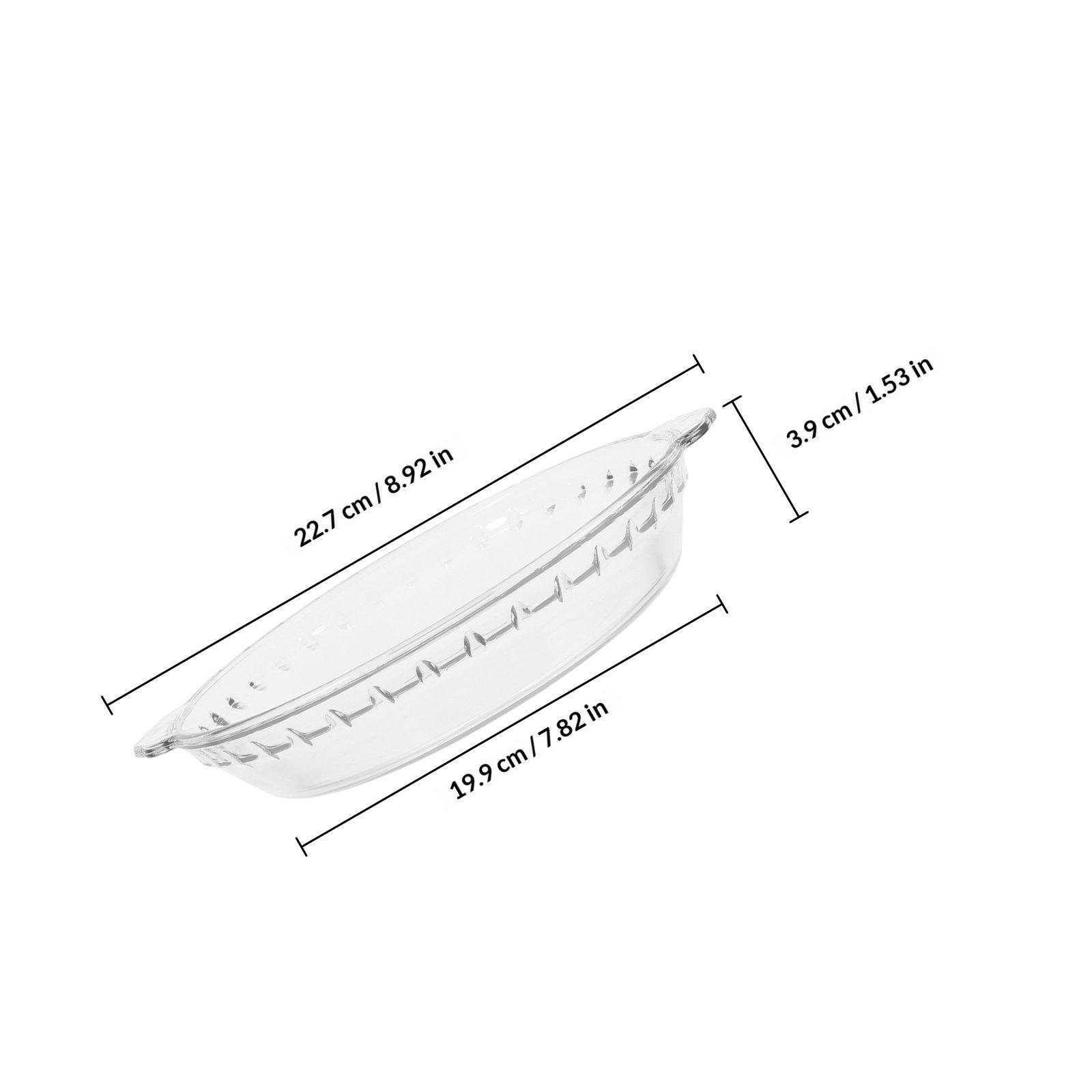 

Microwave Glass Cover Heat Resistant Transparent Lid for Bowls Oven Steamer Splatter Protection Microwave Glass Lid