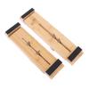 Telescopic Adjustable Sharpening Stone Holder, Wood Fixing Stand for Sliding Whetstone, Bamboo Base Accessory
