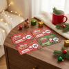 10/20Pcs Opaque Coating Christmas Scratch Off Cards Christmas Party Gift Vouchers New Year Party