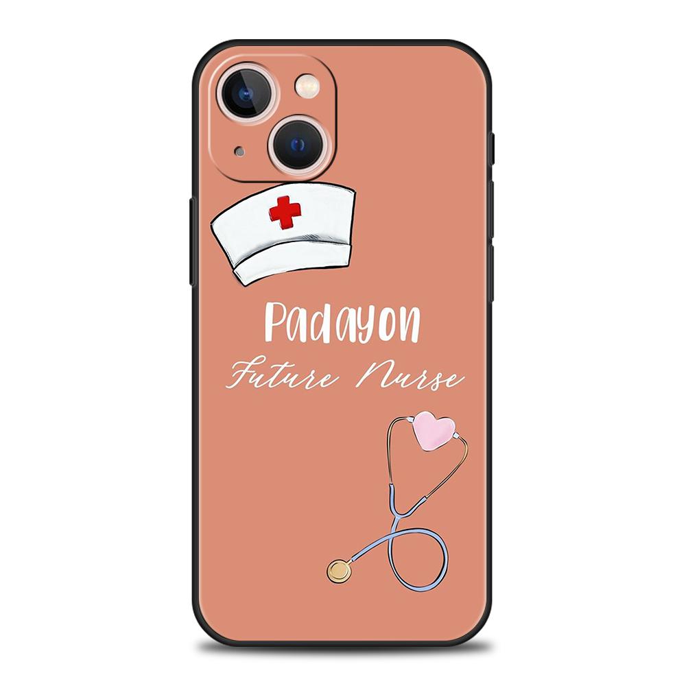 

NurMedical Medicine Phone Case Cover for iPhone 16 15 14 13 12 Pro Max XR XS 11 7 8 Plus Silicone Soft Fundas Capas Bags Coque iPhone 14
