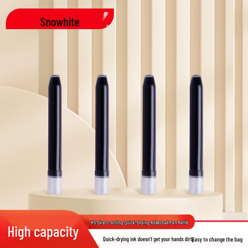 Snowhite H5 Refillable Quick-Drying Gel Pen Ink Cartridges