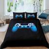 Gamepad Warm Comforter Cover R Beding Set Tens Video with Soft Fabric Duvet For Youth Children Kids Young Boys Modern Controler Bedspread
