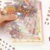 DIY Decorative Sticker Chinoiserie Theme Landscape Sticker Book Scene Sticker Journal Supplies Gift for Kid Child
