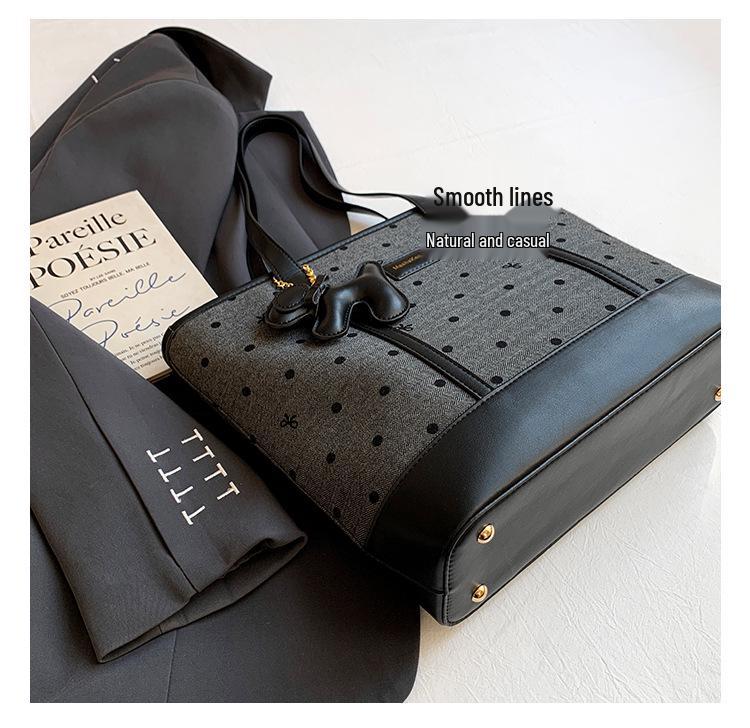 2025 Retro Women's Large-Capacity Tote & Crossbody Bag for College Students